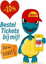 Mascotte Simon - Bestel tickets Schildpaddencentrum bij mij